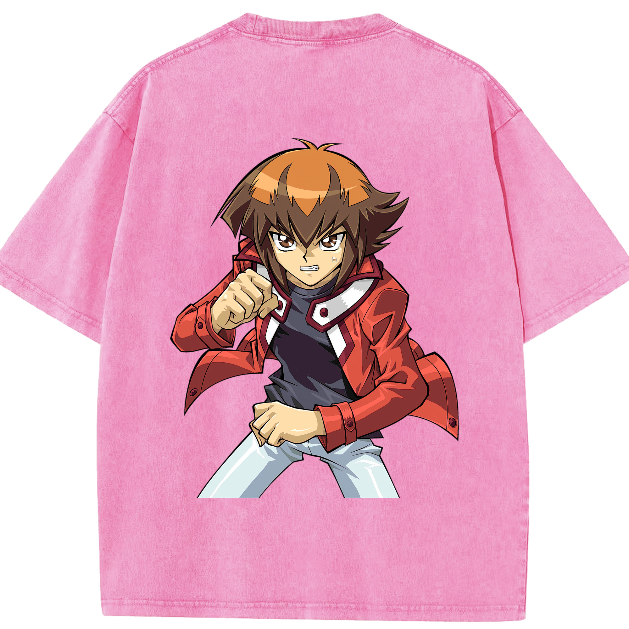 （画像用） 遊☆戯☆王 Yu-Gi-Oh! 綿100% ヴィンテージ風 半袖Tシャツ（背面プリント）
